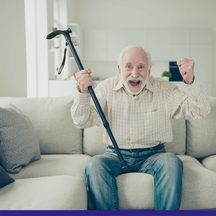 Canne avec poignée anatomique droitier – Image 5