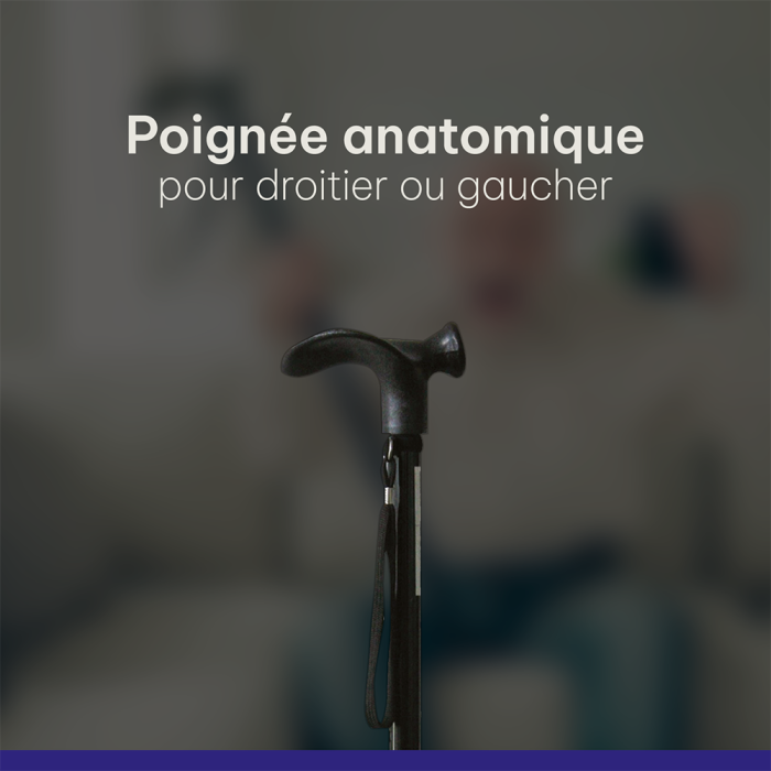 Canne avec poignée anatomique droitier – Image 4