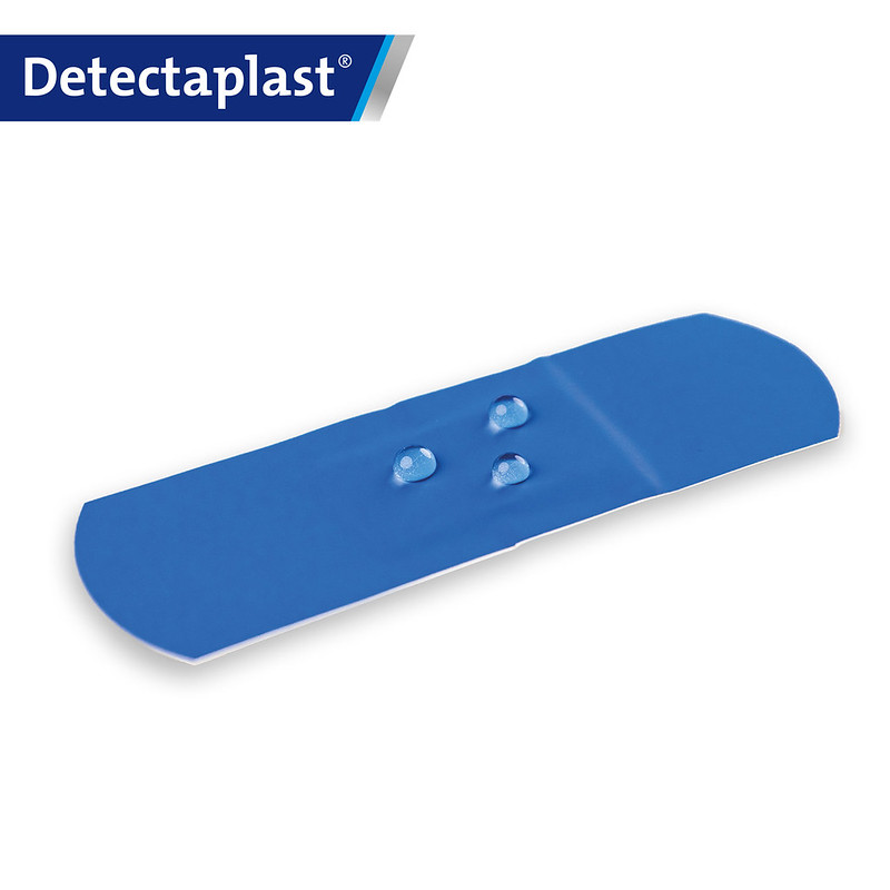 Lot de 100 pansements bleus en plastique PE 25 x 72 mm – Image 3