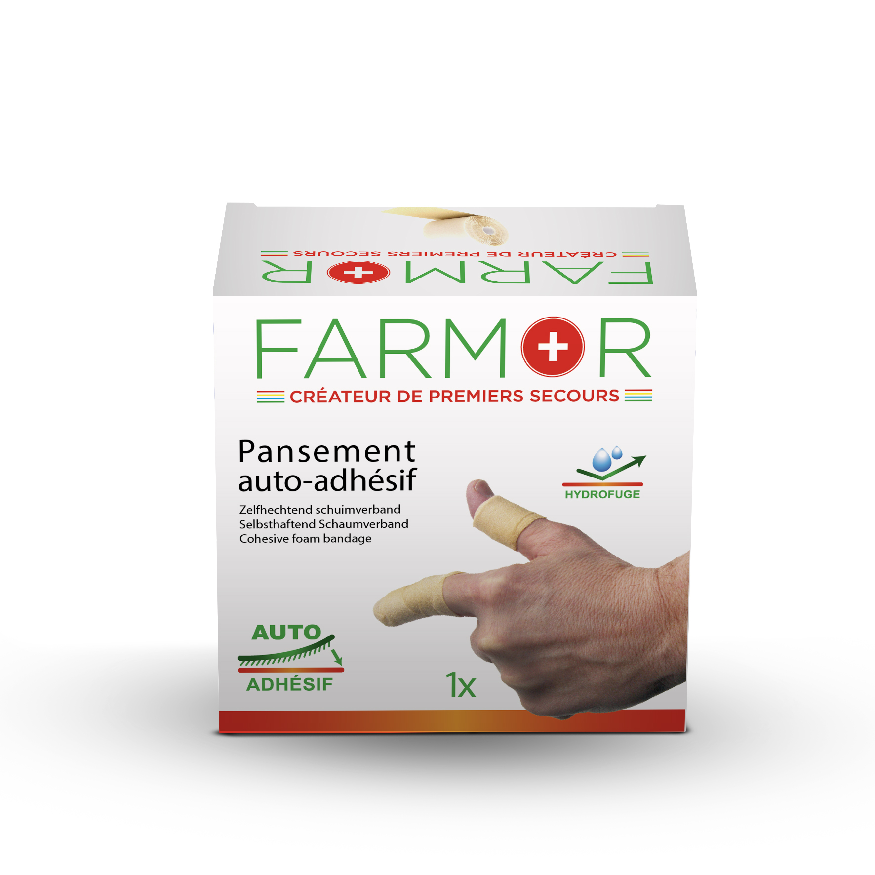 Pansement auto-adhésif chair 4,5 m x 6 cm