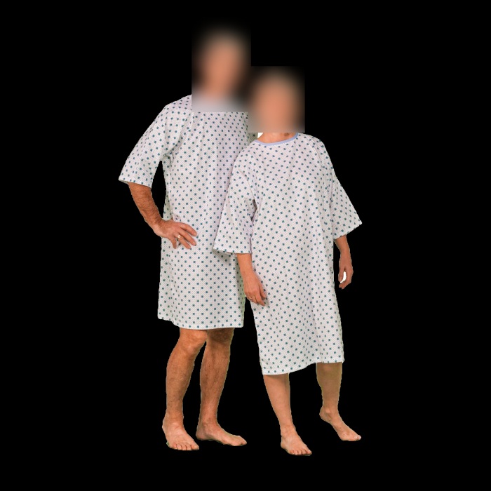 Chemise patient à pression - NEOVI