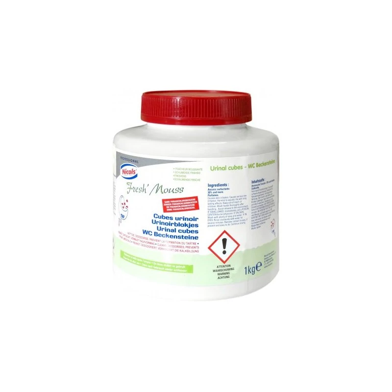 Cubes pour urinoir Fresh Mouss 1 Kg